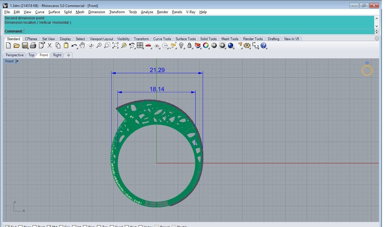 gold ring Free 3D model_1