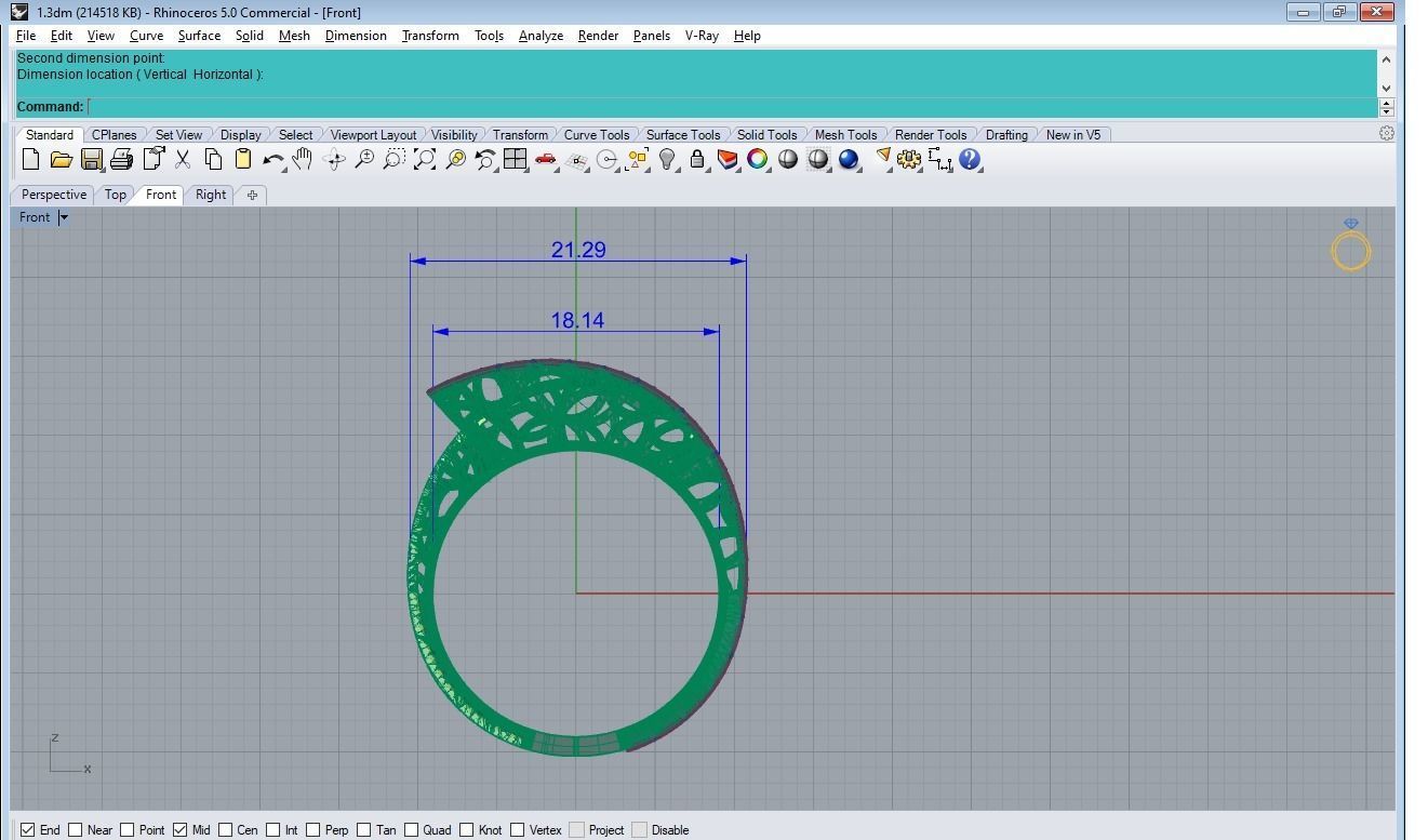 gold ring Free 3D model_2