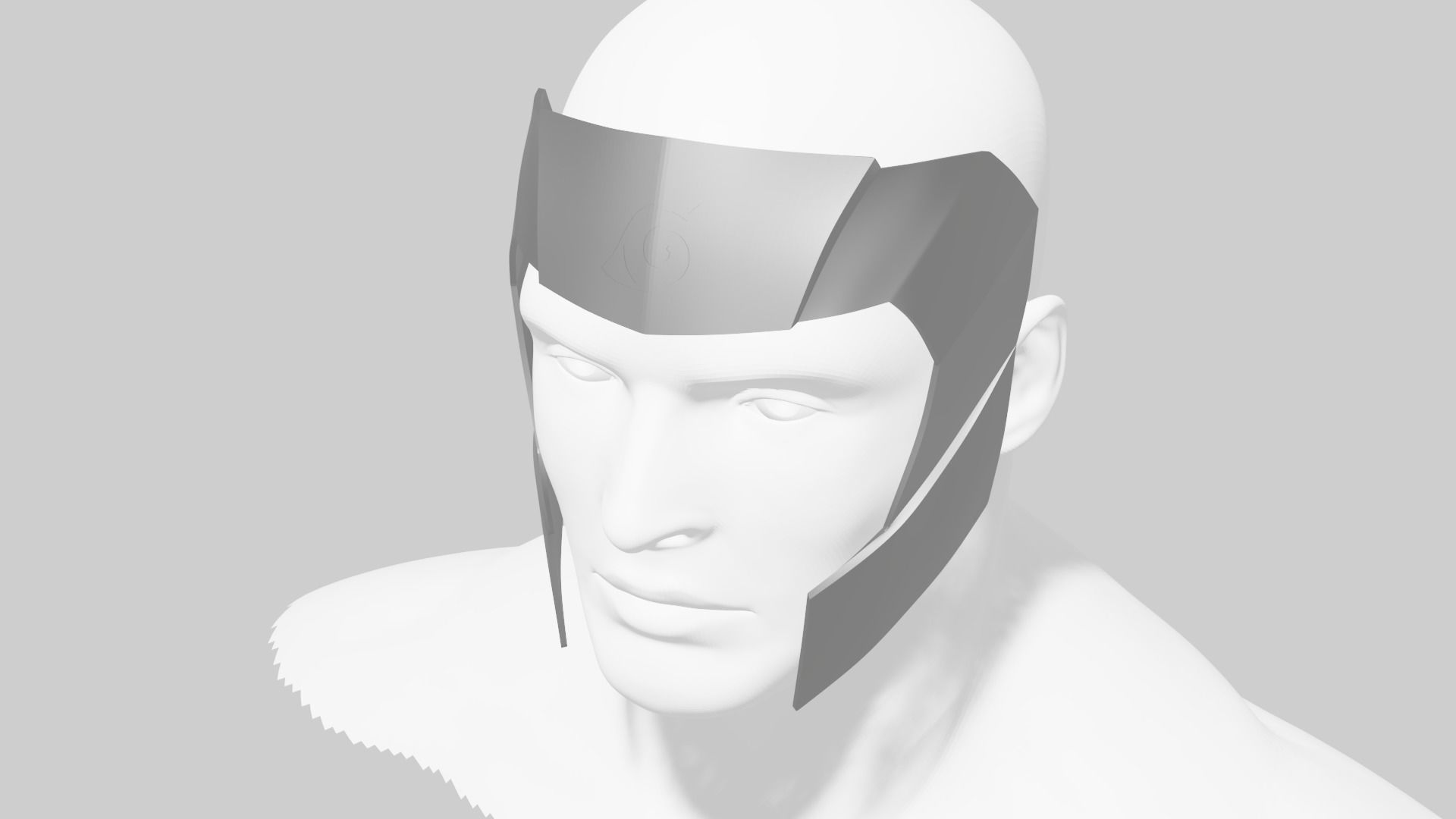 MASCARA CASCO DE TOBIRAMA NARUTO TOBIRAMA HEADDRESS FROM NARUTO 3D print model_12