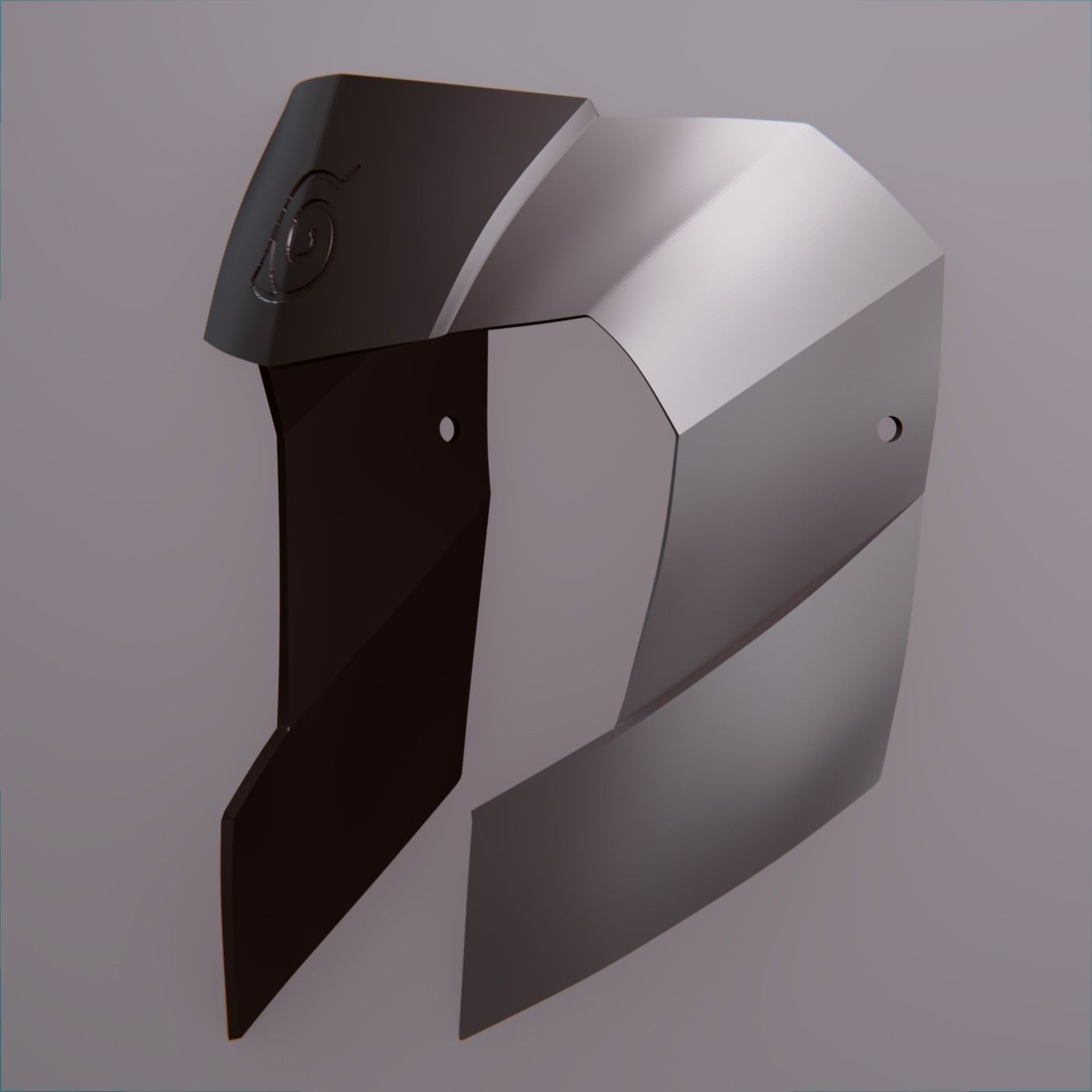 MASCARA CASCO DE TOBIRAMA NARUTO TOBIRAMA HEADDRESS FROM NARUTO 3D print model_8