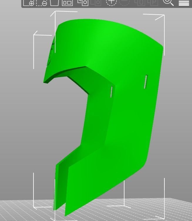 MASCARA CASCO DE TOBIRAMA NARUTO TOBIRAMA HEADDRESS FROM NARUTO 3D print model_13