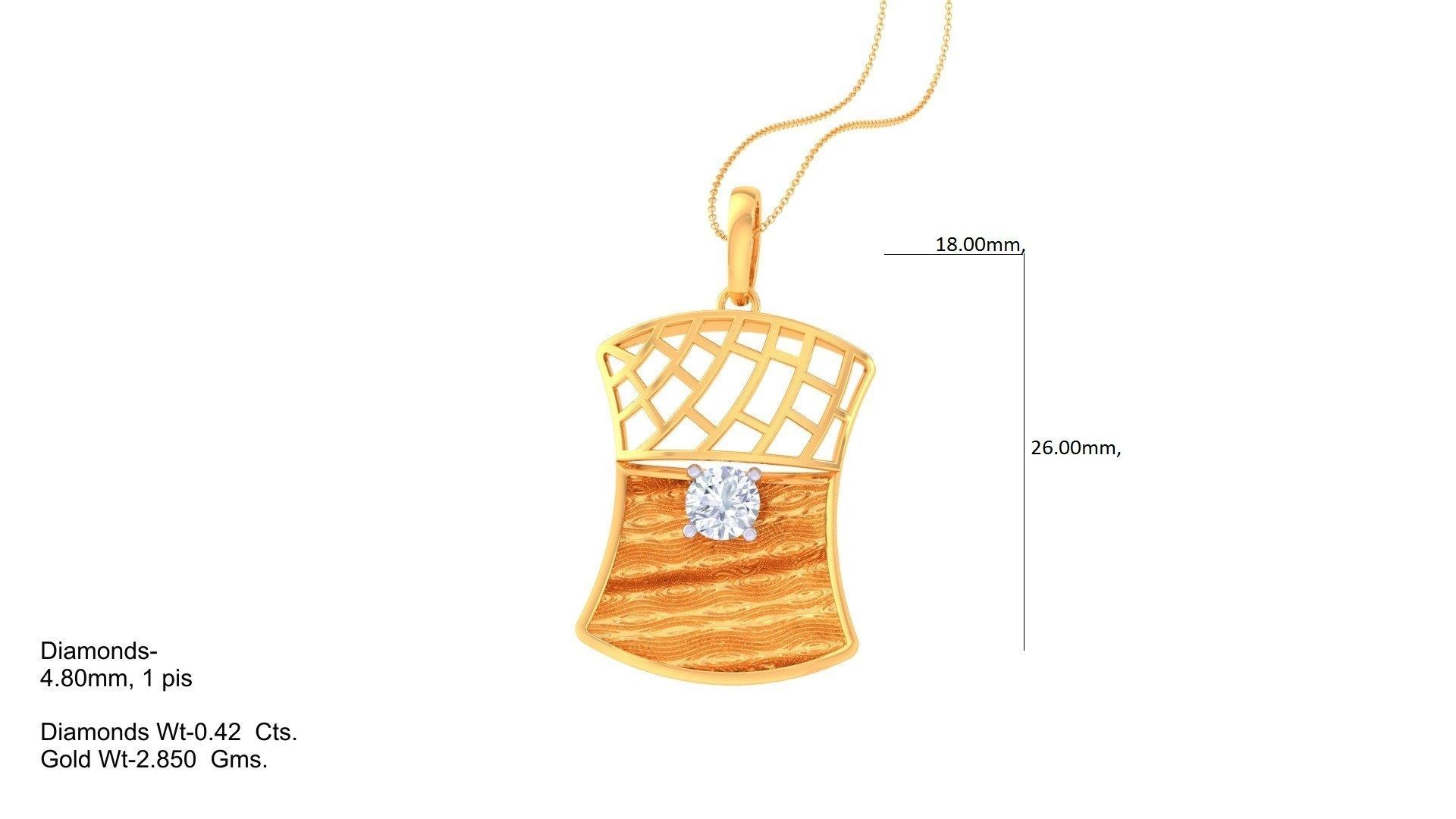 Solitaire Earring Pendant Set 3dm STL OBJ FBX Renders Details 3D print model_7
