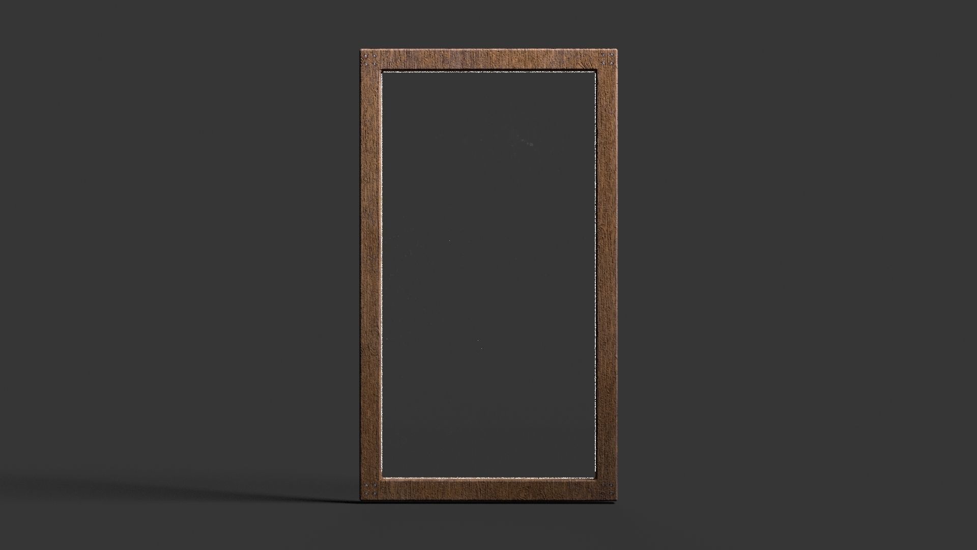 4K Old Windows Low-poly 3D model_3