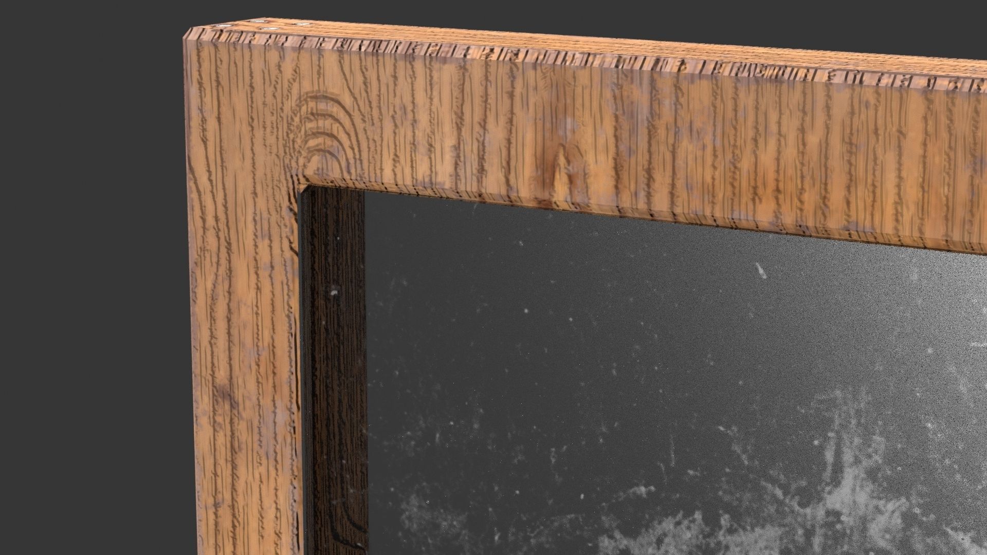 4K Old Windows Low-poly 3D model_10