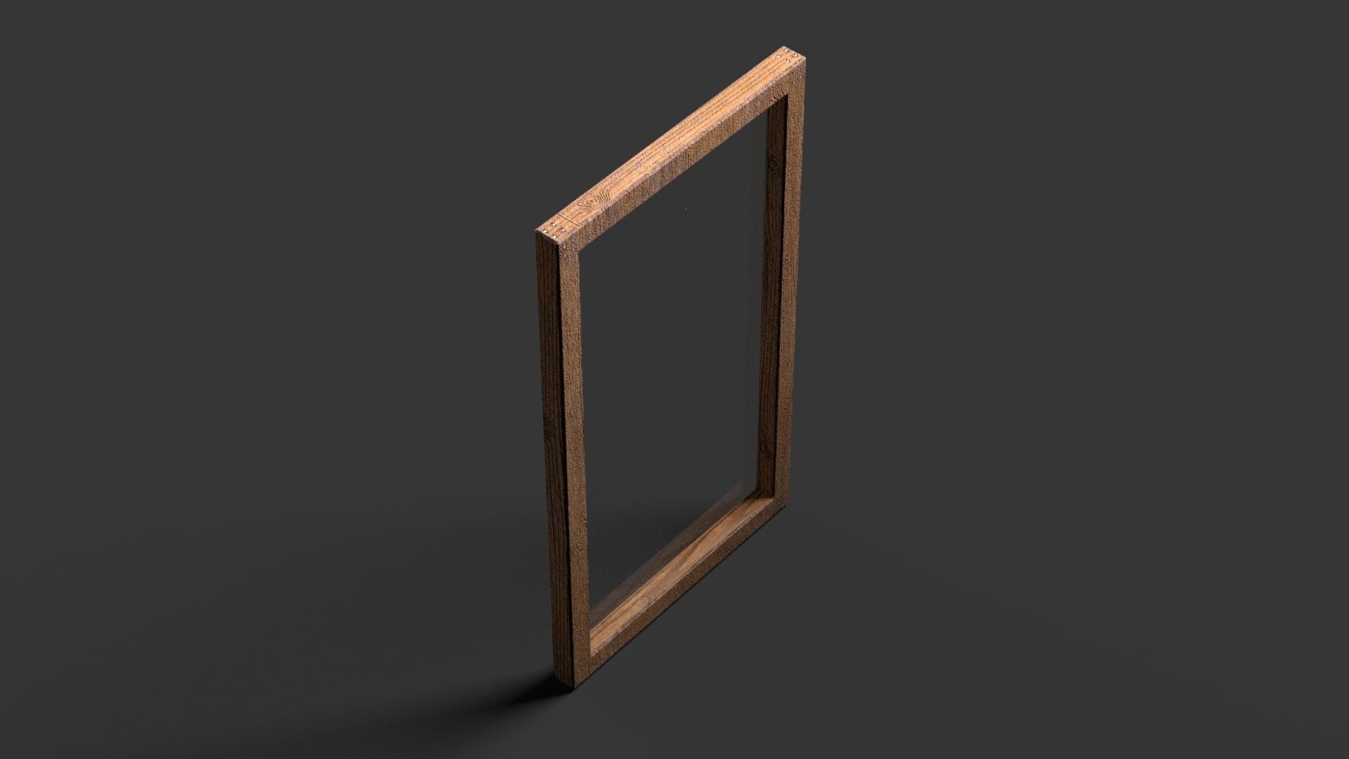 4K Old Windows Low-poly 3D model_2
