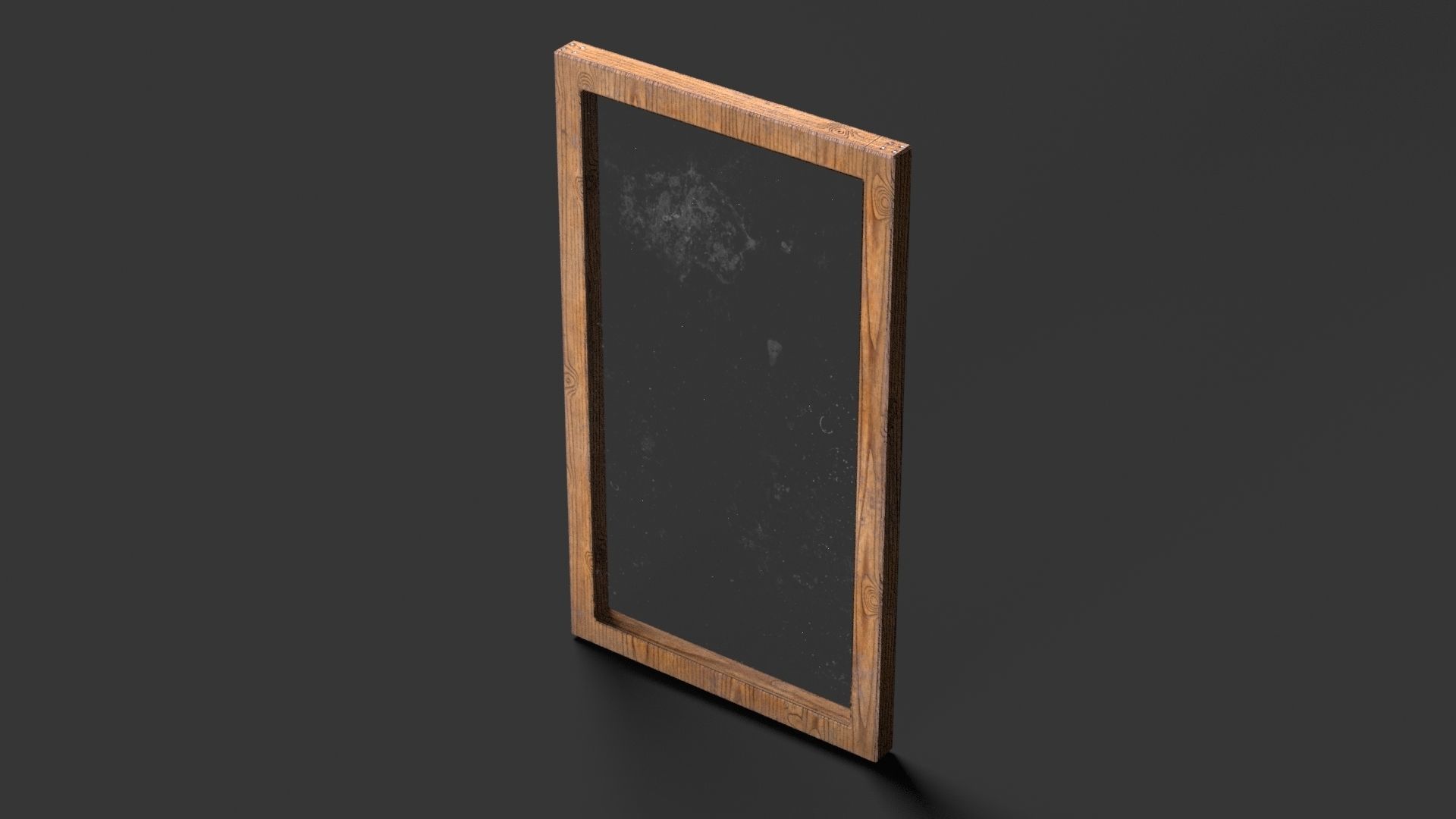 4K Old Windows Low-poly 3D model_8