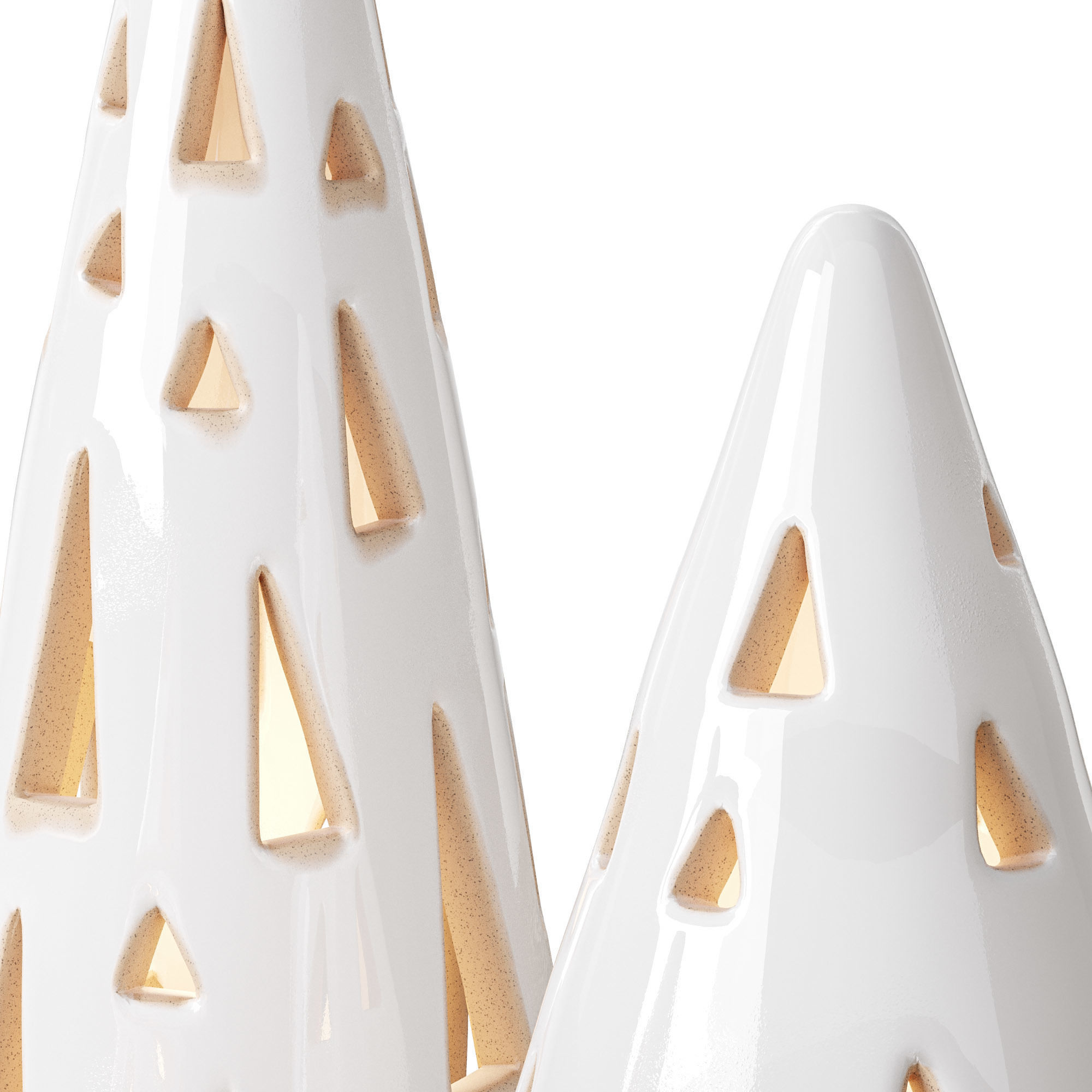 Ceramic Christmas Trees 3D model_13