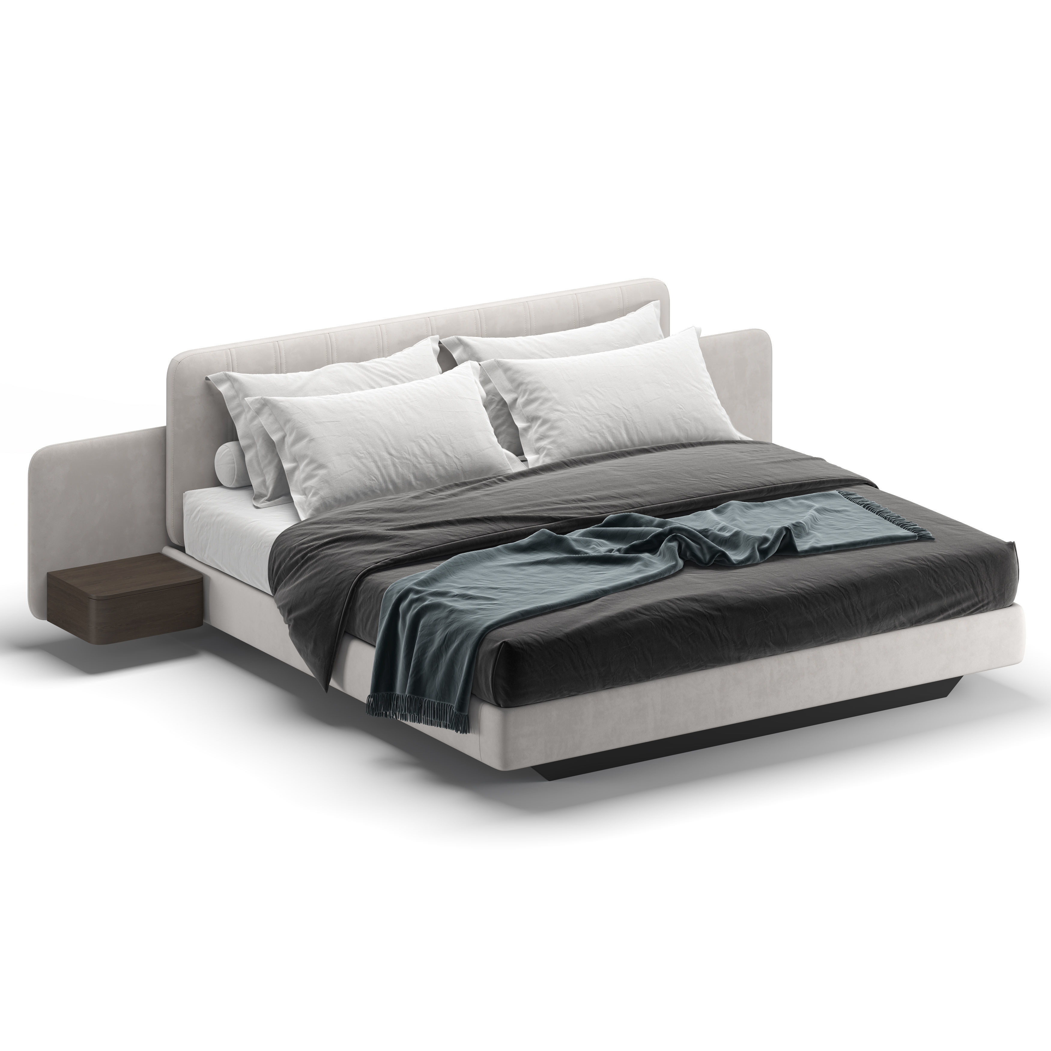 Amanda Bed 3D model_2