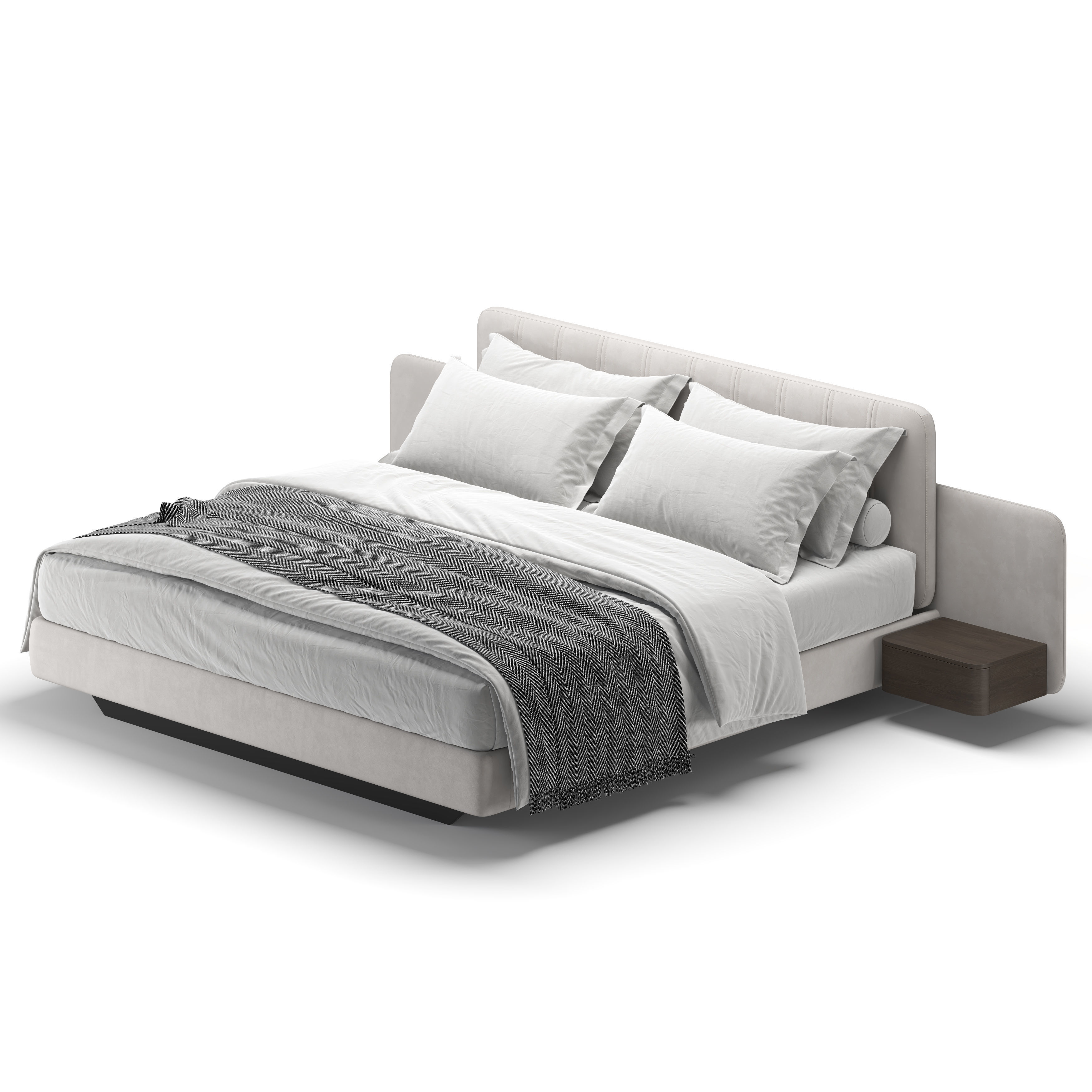 Amanda Bed 3D model_4