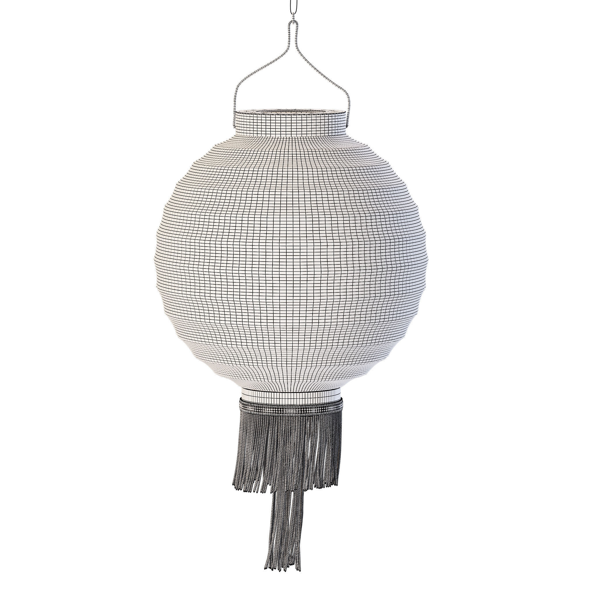 Chinese lantern 3D model_1