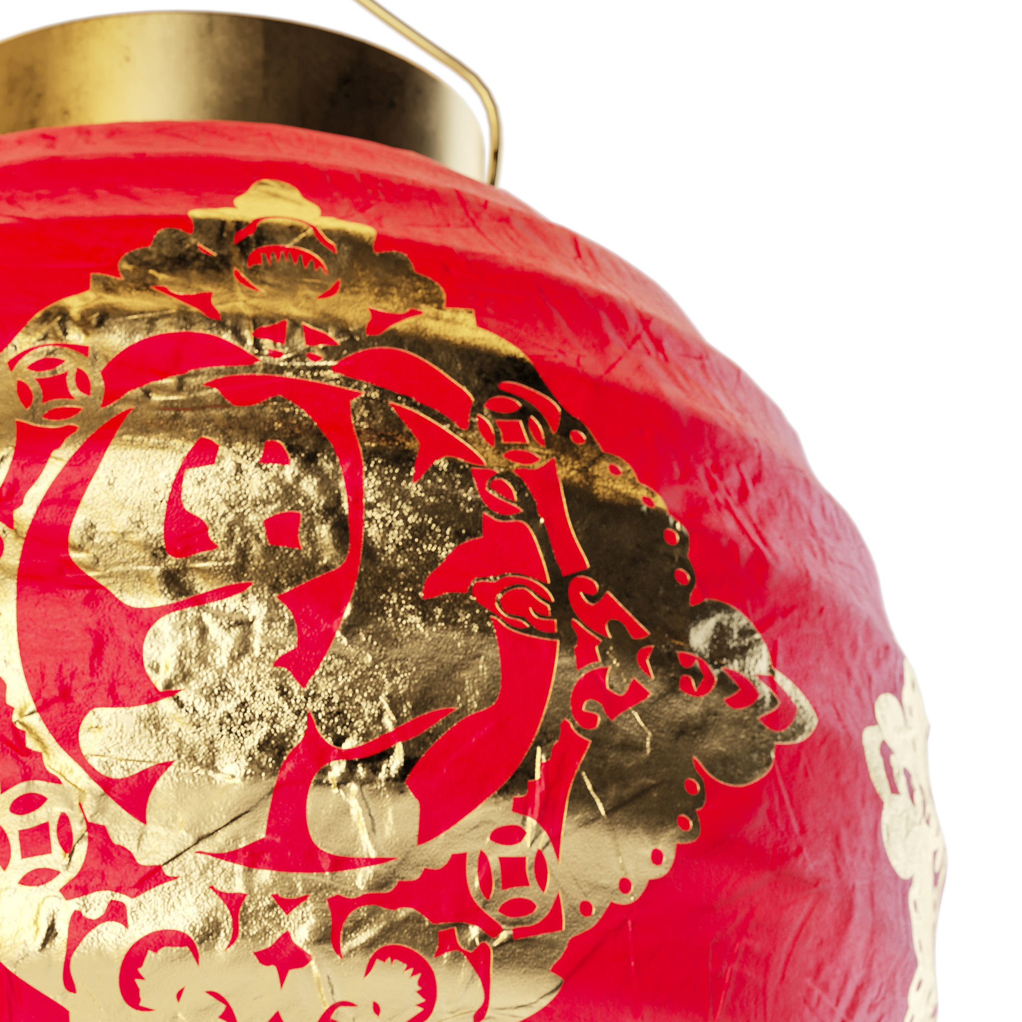 Chinese lantern 3D model_6
