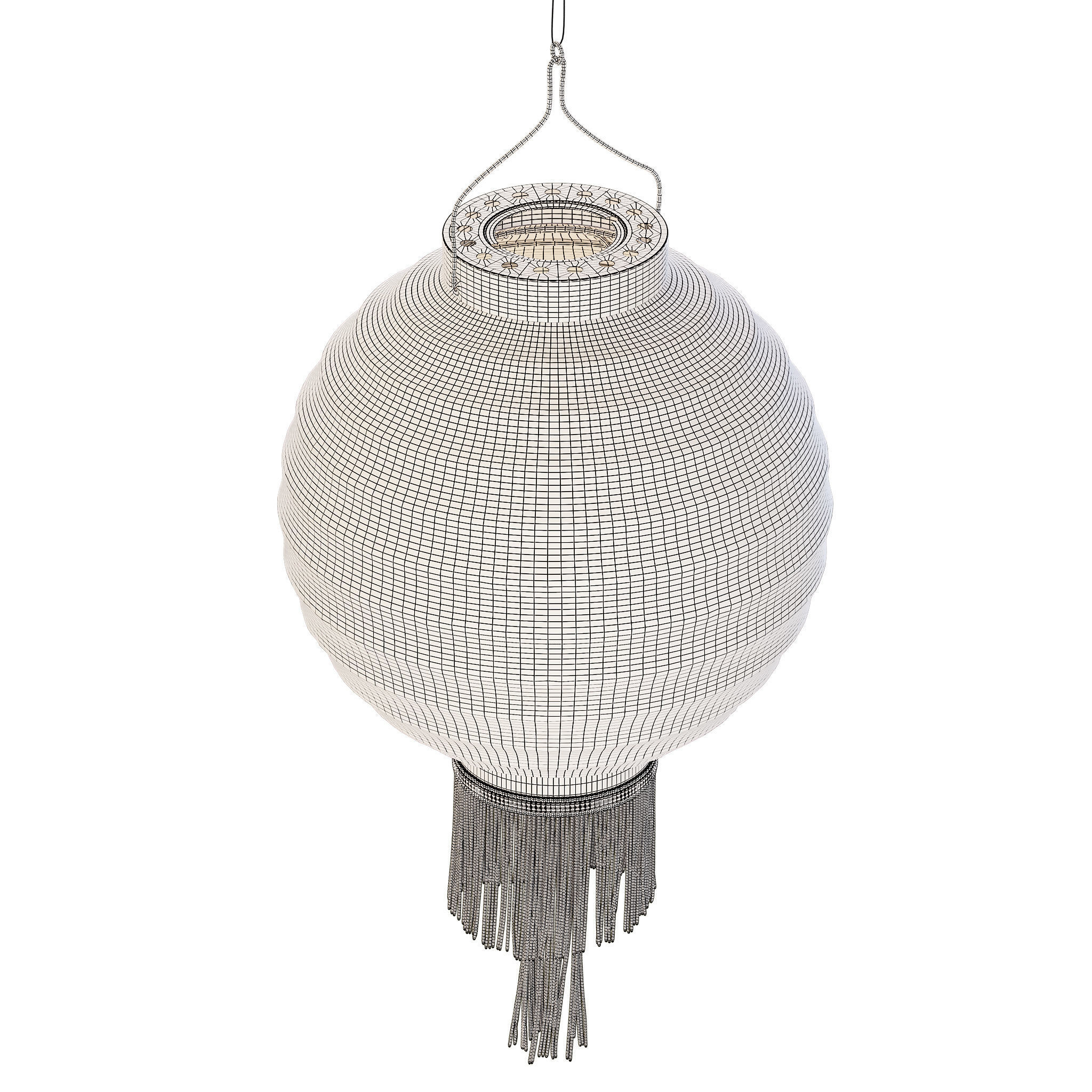Chinese lantern 3D model_3