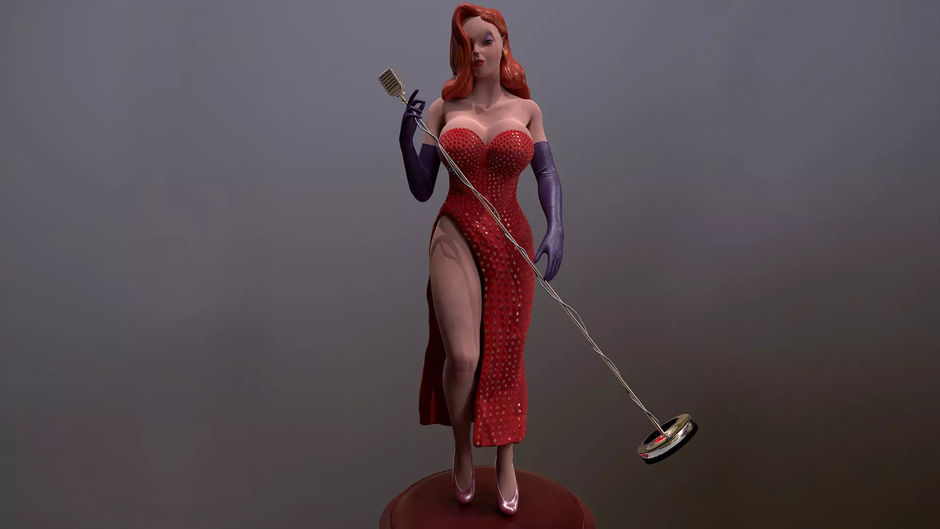 Jessica Rebbit Low-poly 3D model