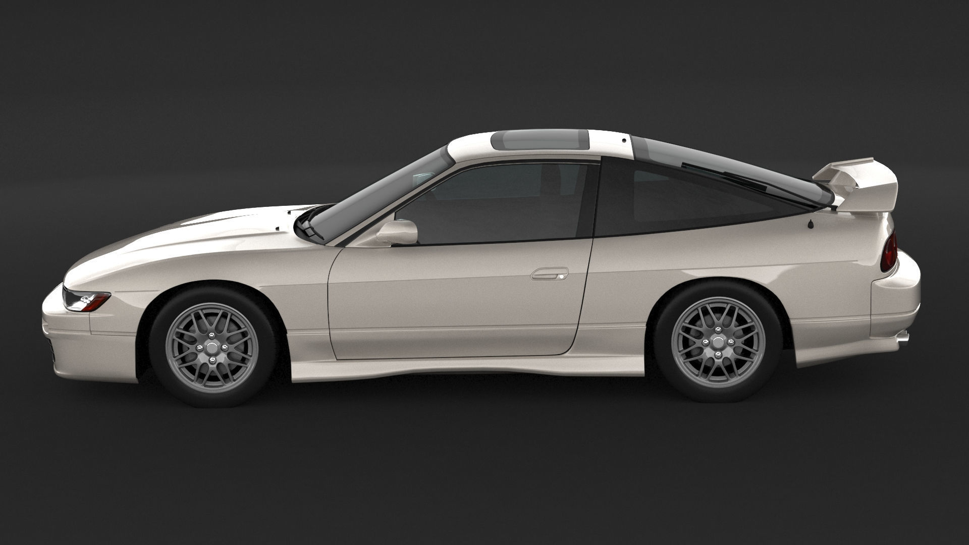 Nissan 180SX Sileighty 3D model | CGTrader