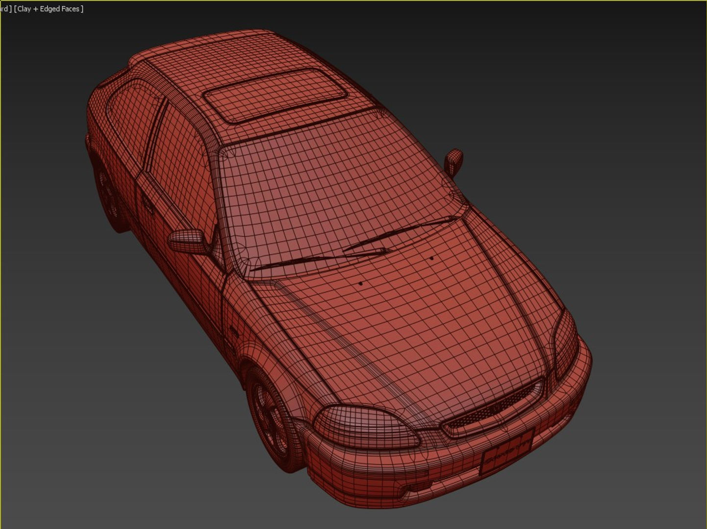 Honda Civic VTI 3D model_10