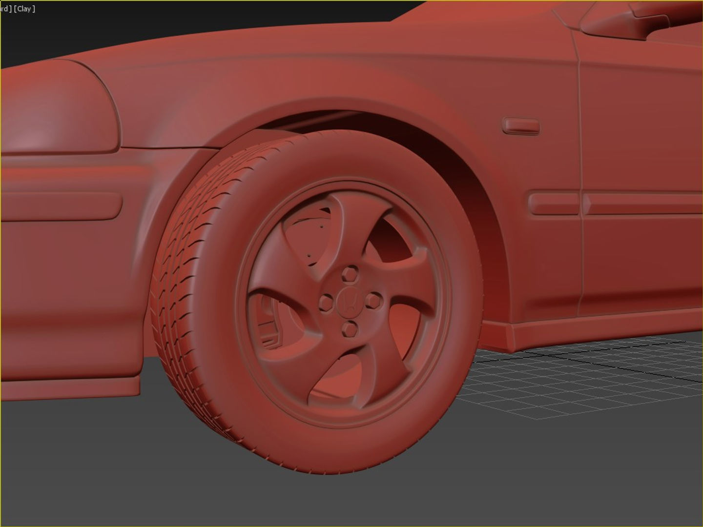 Honda Civic VTI 3D model_11