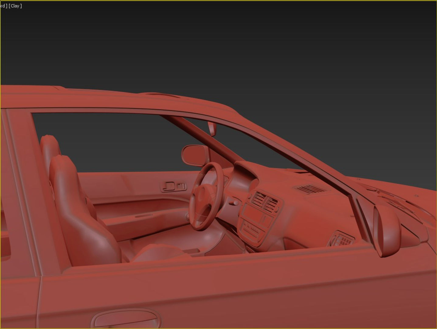 Honda Civic VTI 3D model_12