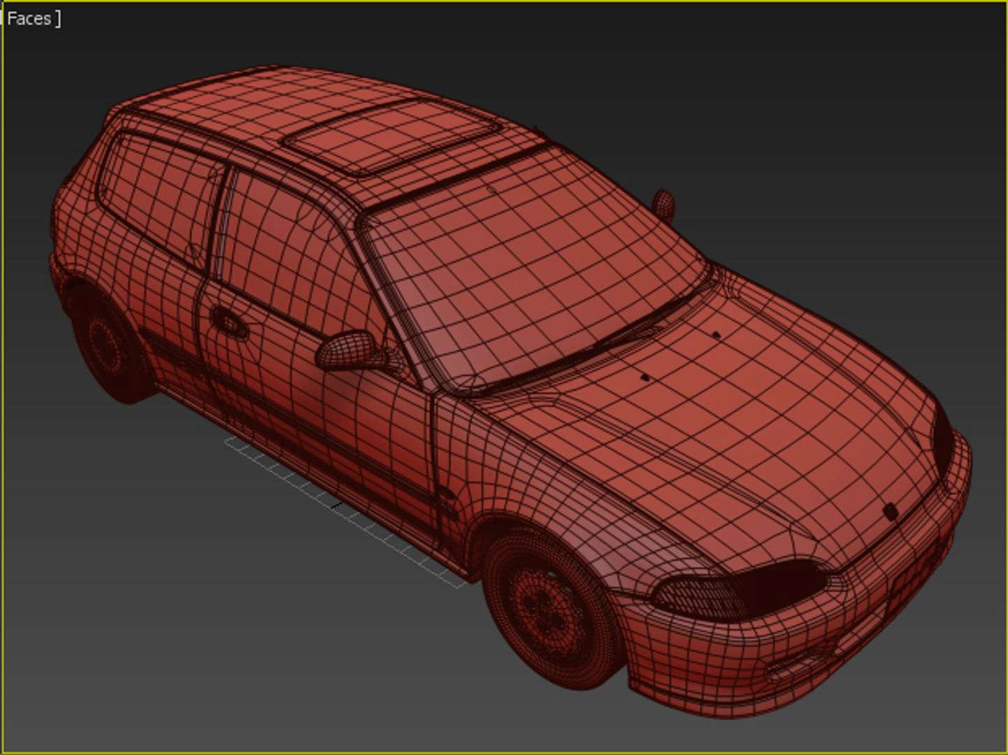 Honda Civic SI 3D model_12