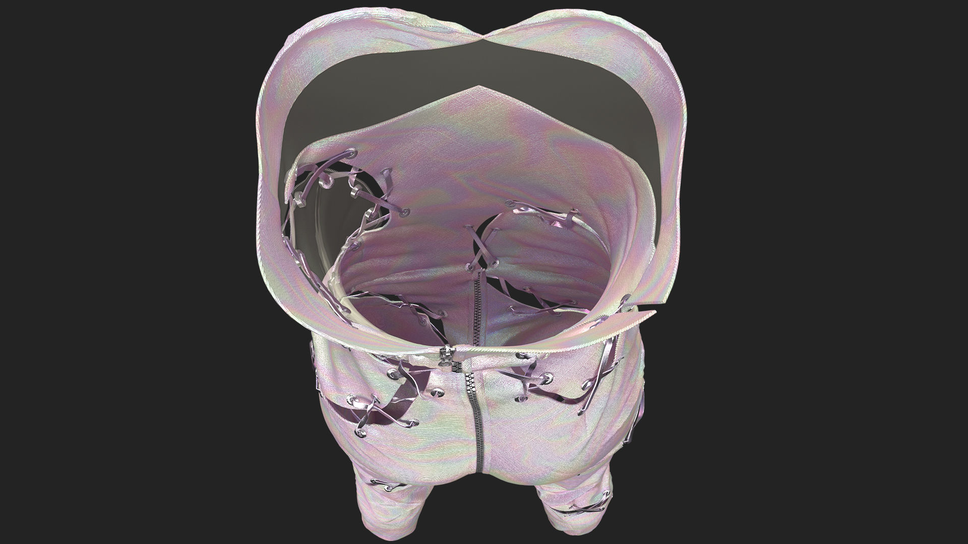 Translucent Onesie Fitted to Gen8 Body Mesh 3D model_5