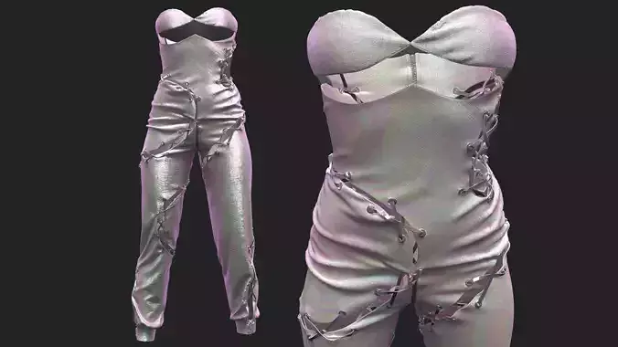 Translucent Onesie Fitted to Gen8 Body Mesh