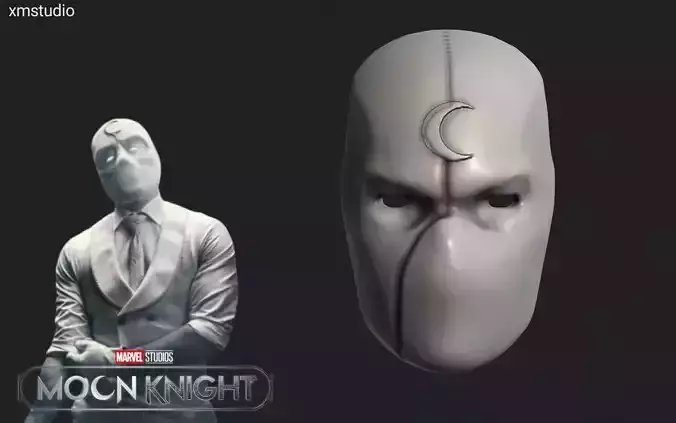 Moon Knight Mask 3D model