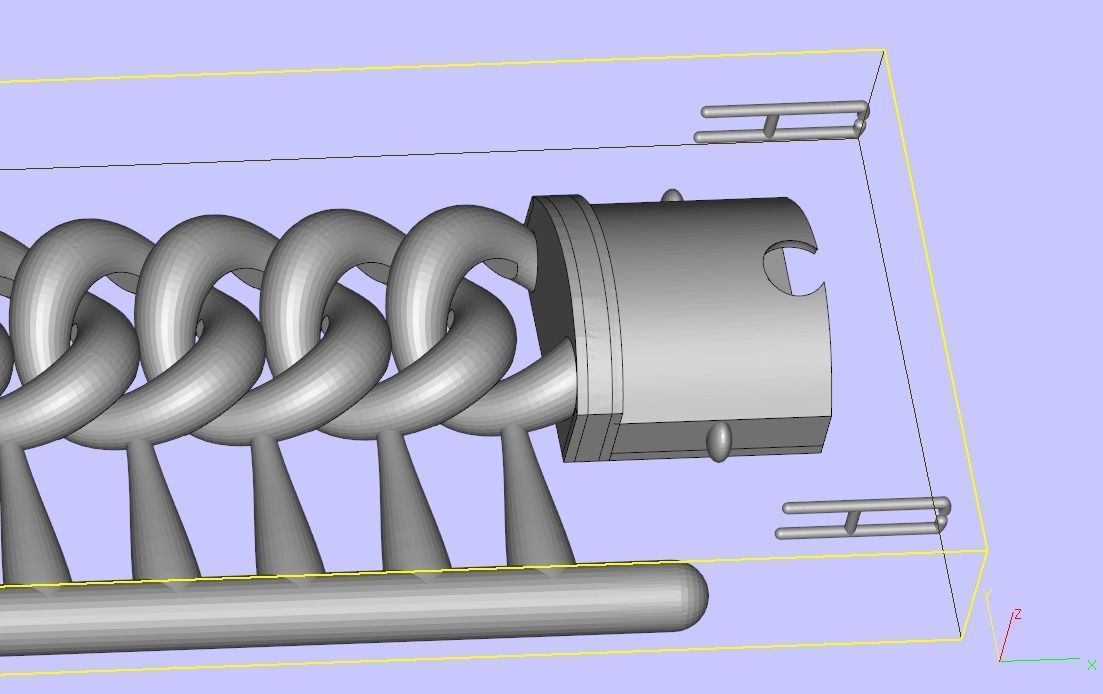 Simple Round Cuban Link Chain 3D print model_9