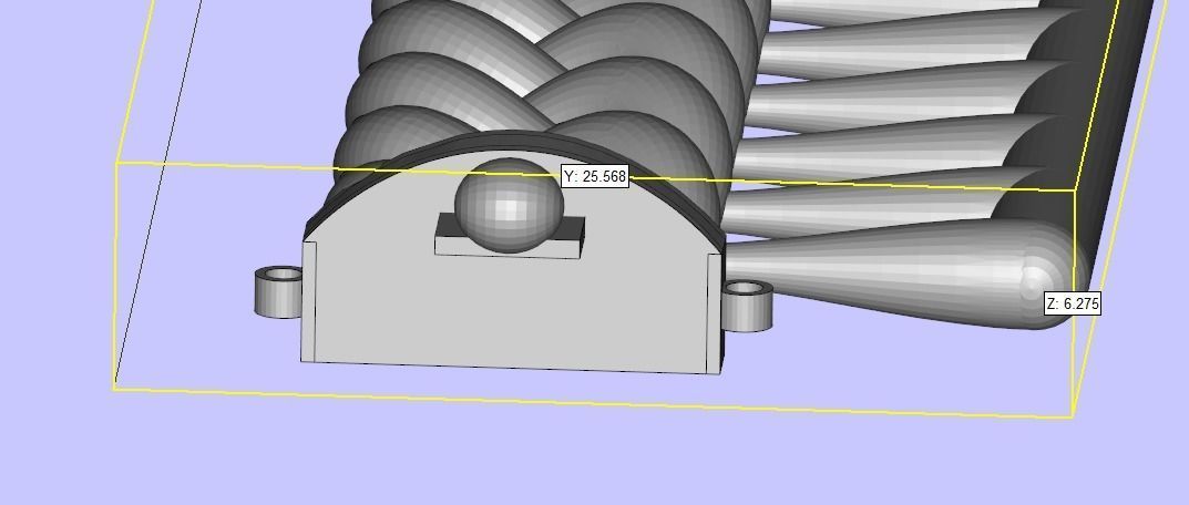 Simple Round Cuban Link Chain 3D print model_2