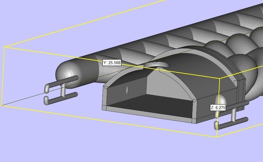Simple Round Cuban Link Chain 3D print model_4