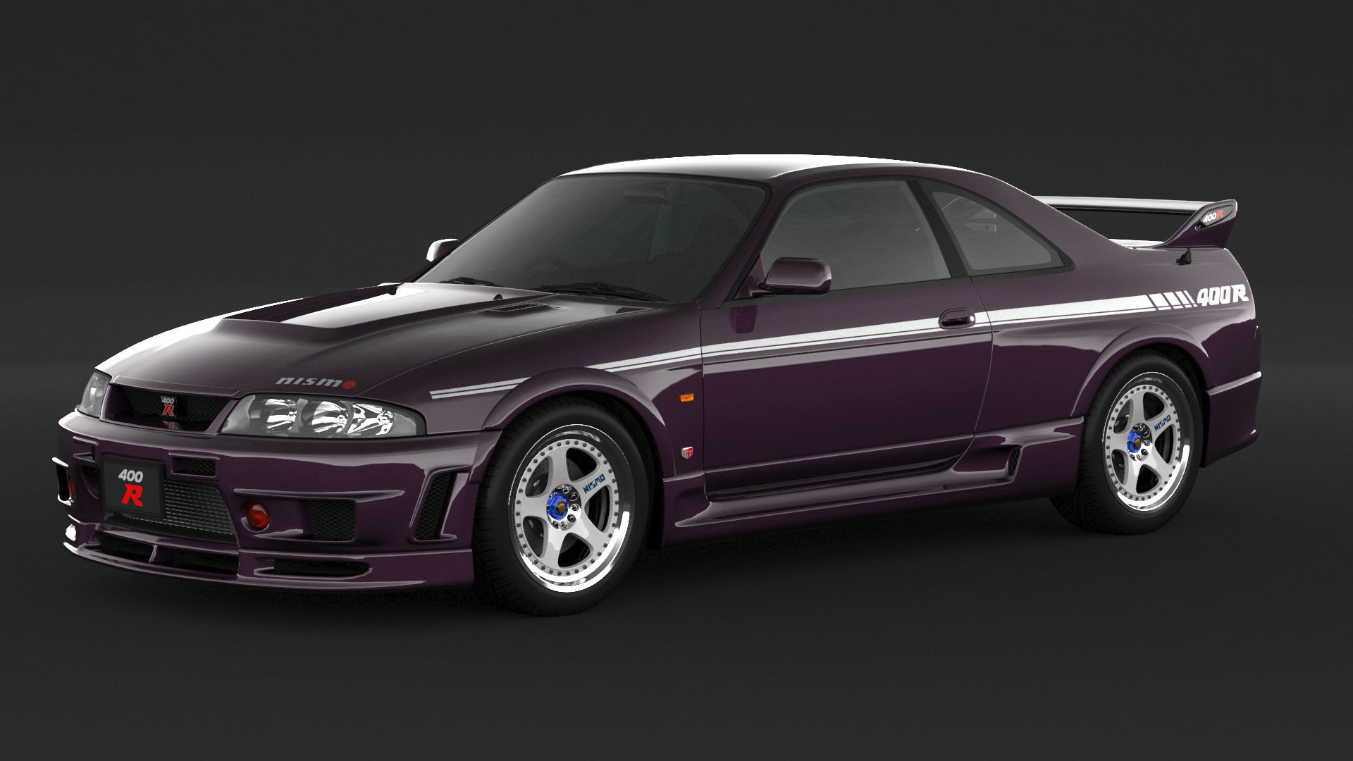 Nissan Skyline R33 400R 3D model_1