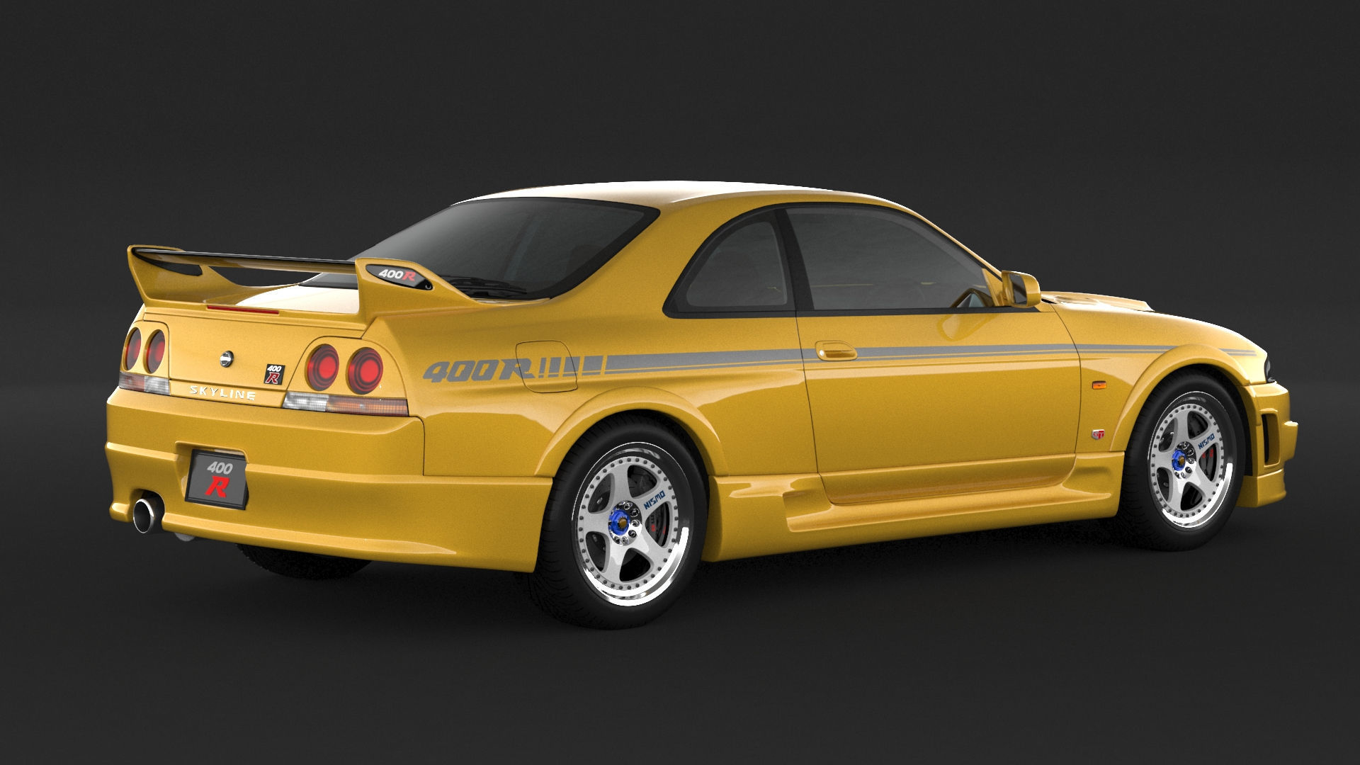 Nissan Skyline R33 400R 3D model_2