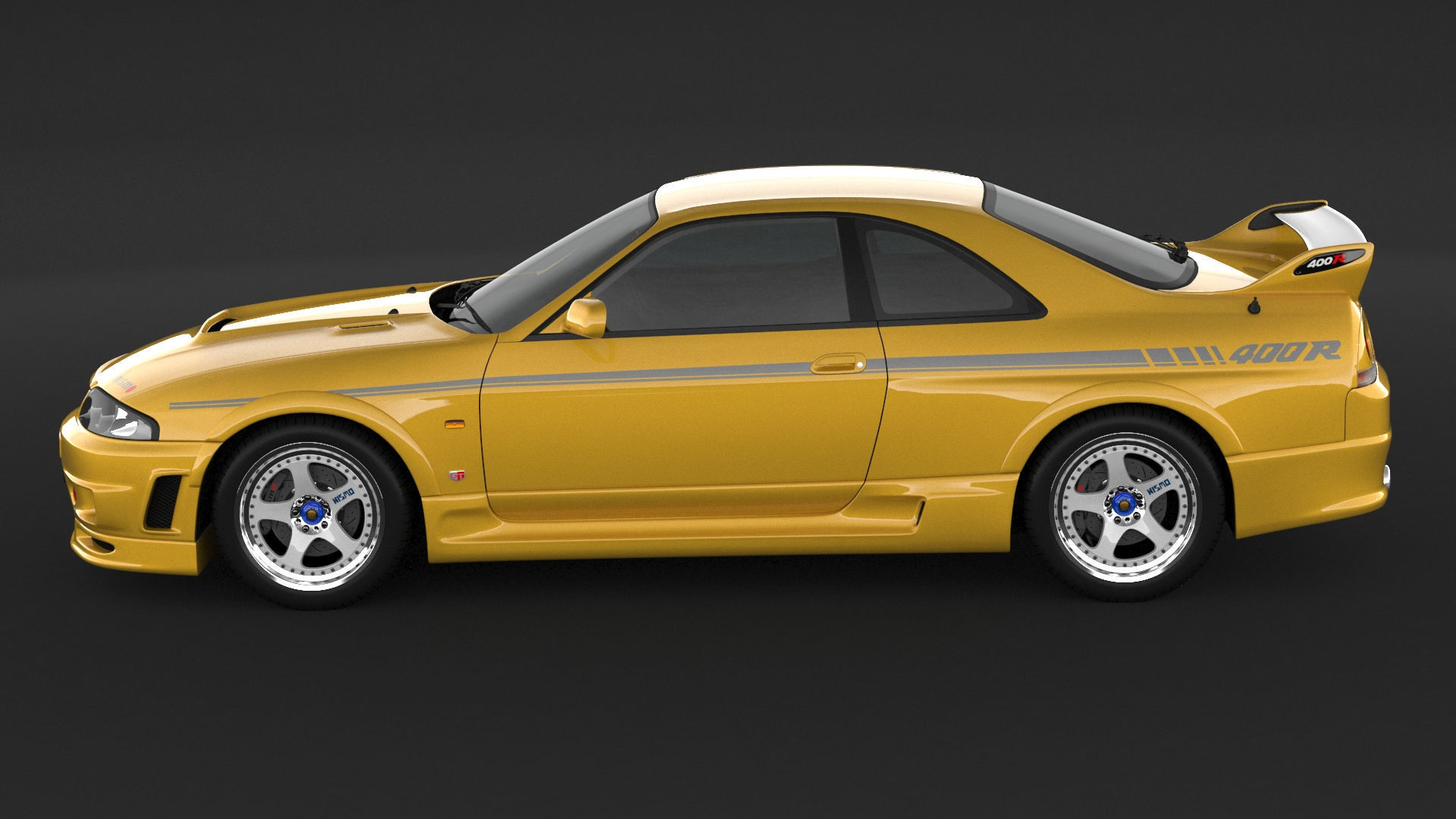 Nissan Skyline R33 400R 3D model_8