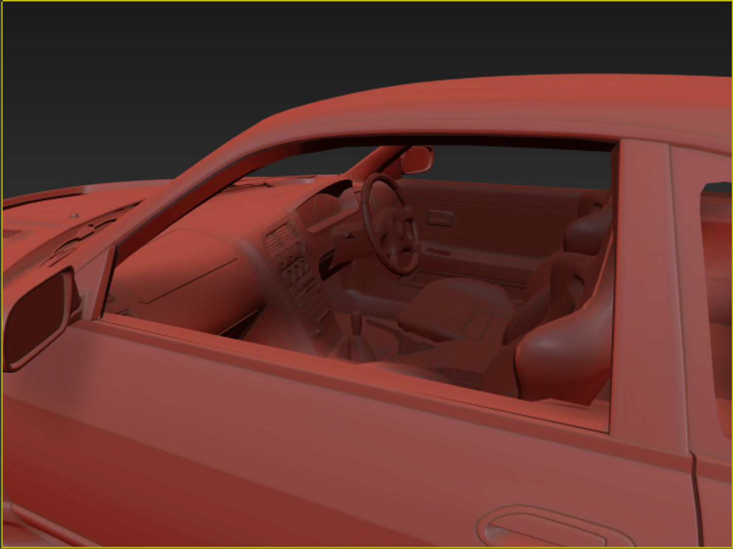 Nissan Skyline R33 400R 3D model_21