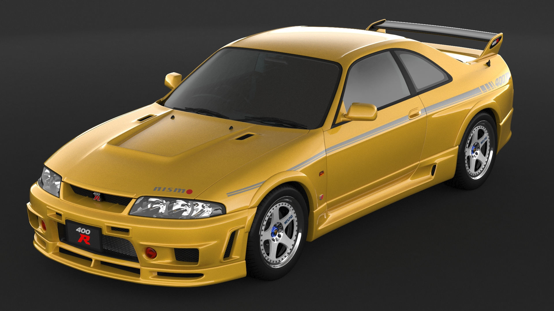 Nissan Skyline R33 400R 3D model_10