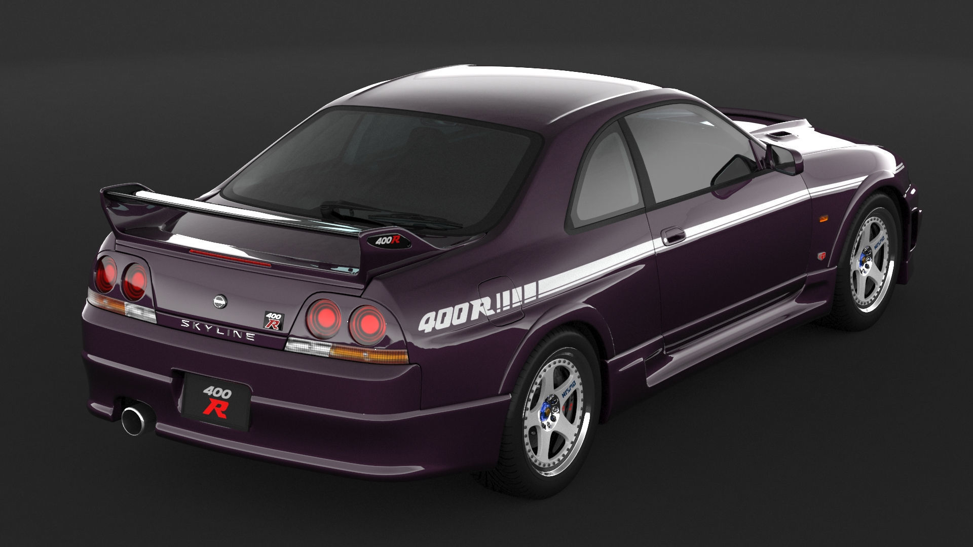 Nissan Skyline R33 400R 3D model_13