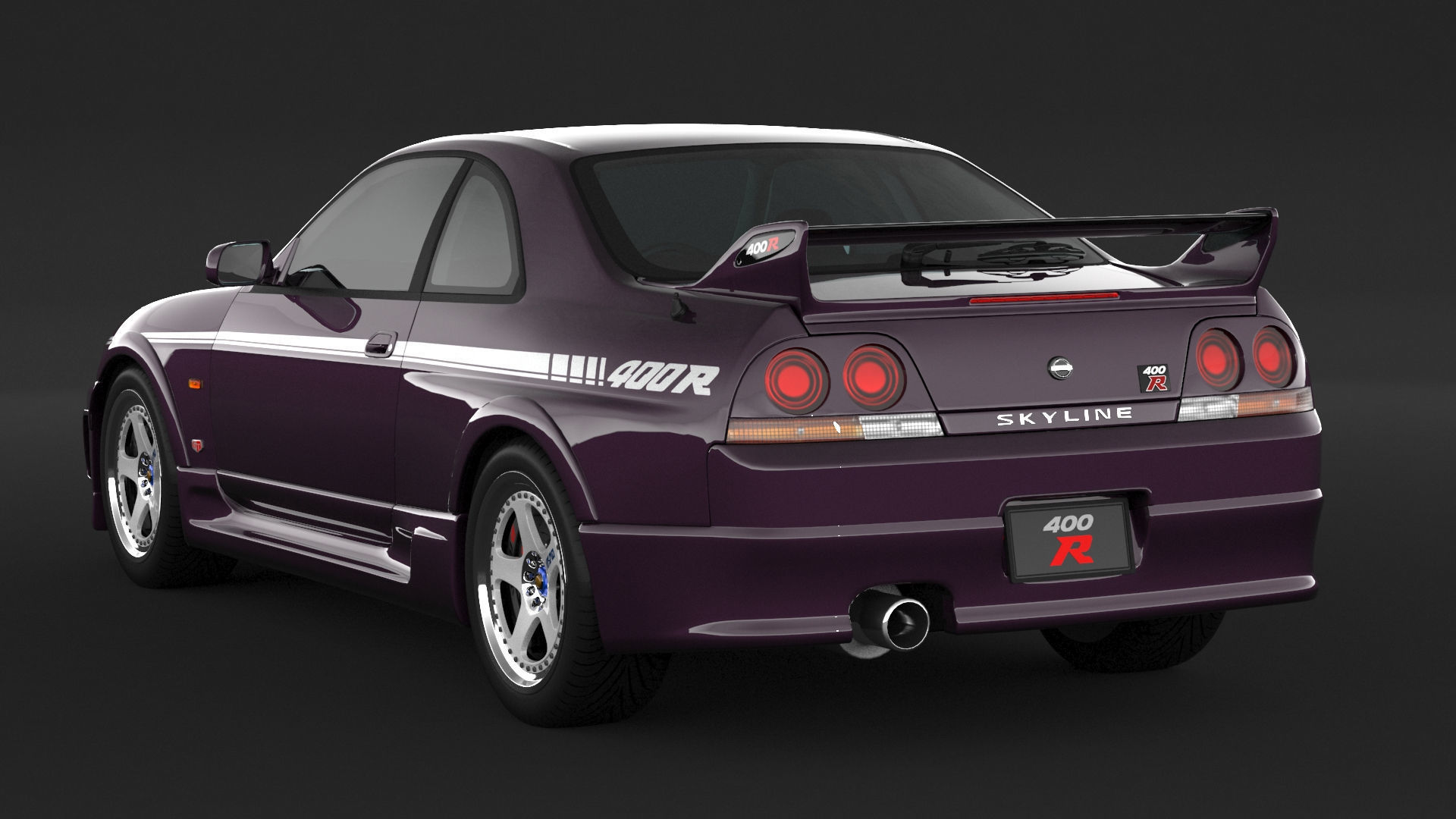 Nissan Skyline R33 400R 3D model_7