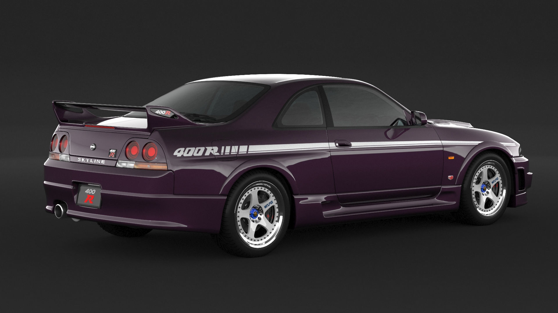 Nissan Skyline R33 400R 3D model_3