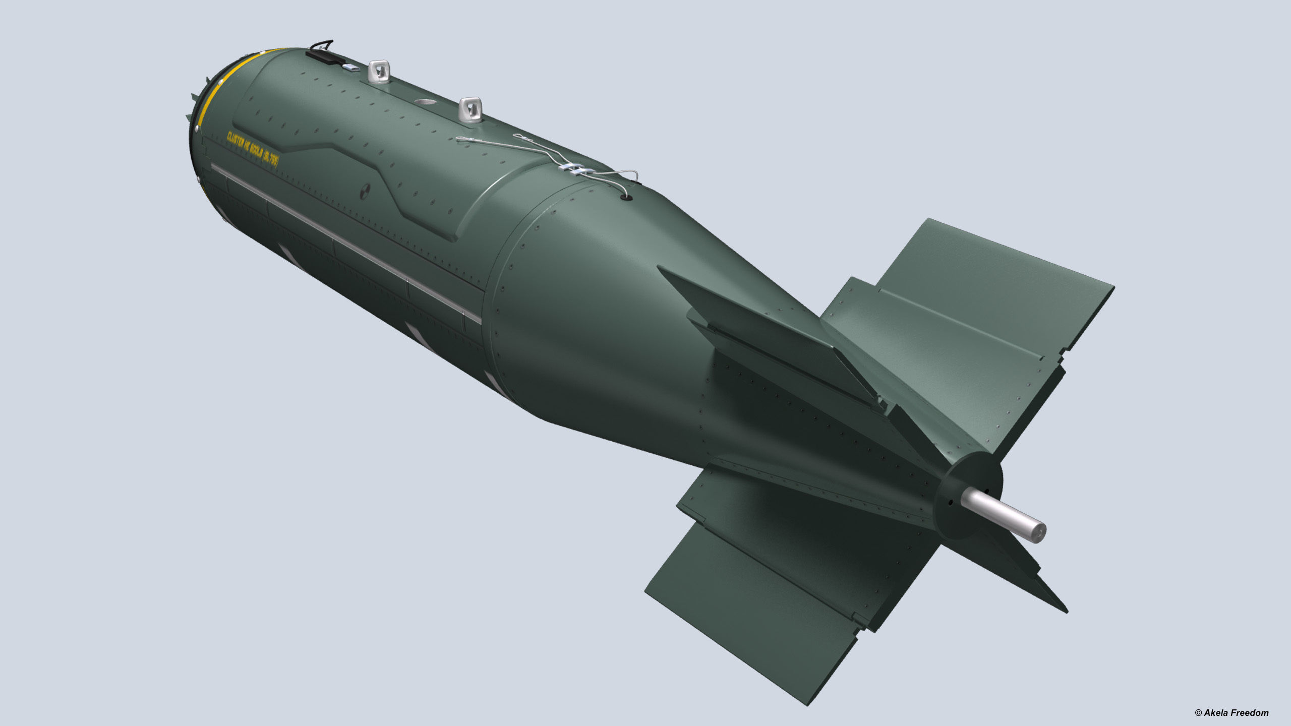BL755 Cluster Bomb 3D model_2