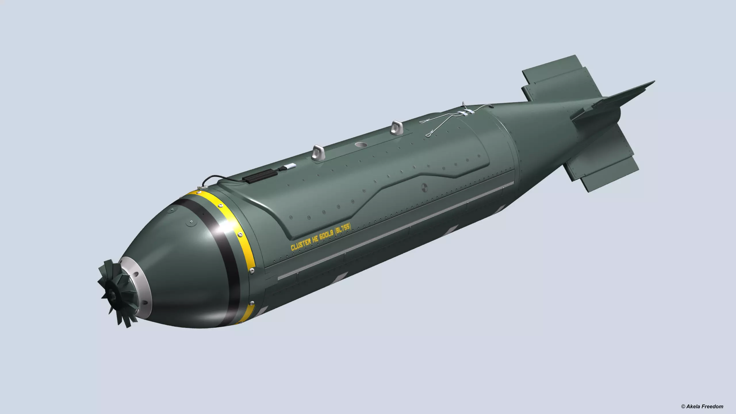 BL755 Cluster Bomb 3D model_0