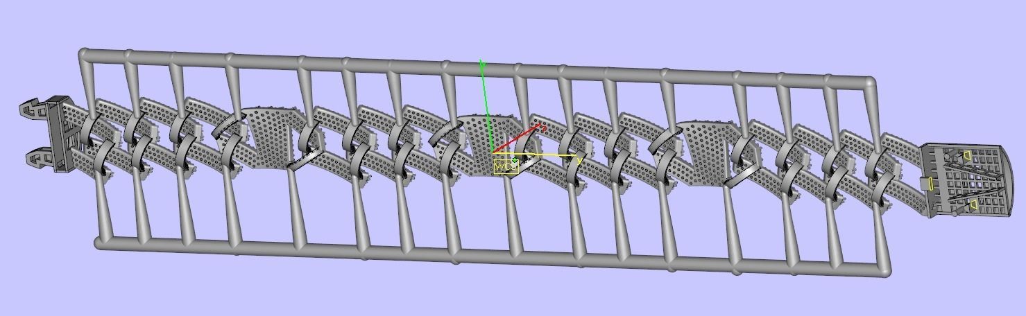 MIAMI CUBAN LINK CHAIN BRACELET OE NECKLACE 3D print model 3D print model_1