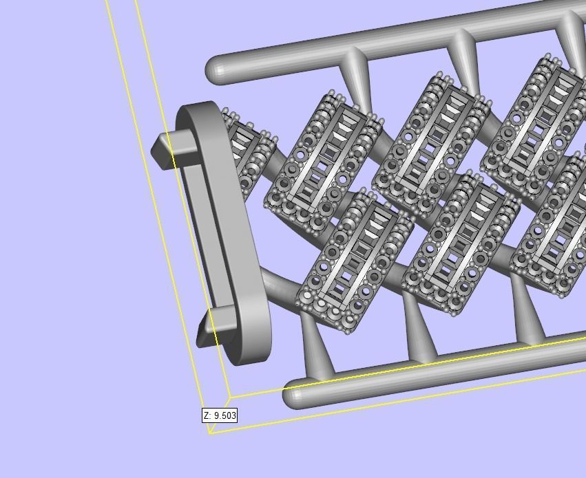 Unique Cuban Link Chain  3D print model_5