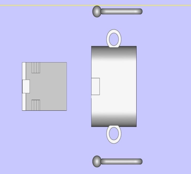 Unique Cuban Link Chain  3D print model_1