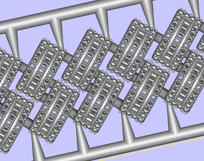 Unique Cuban Link Chain  3D print model_4