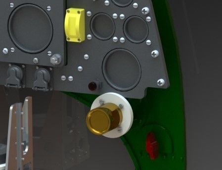 Spitfire Hight definition work Cockpit STL FILES 3D print model 3D print model_22