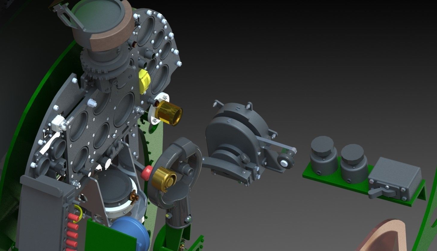 Spitfire Hight definition work Cockpit STL FILES 3D print model 3D print model_58