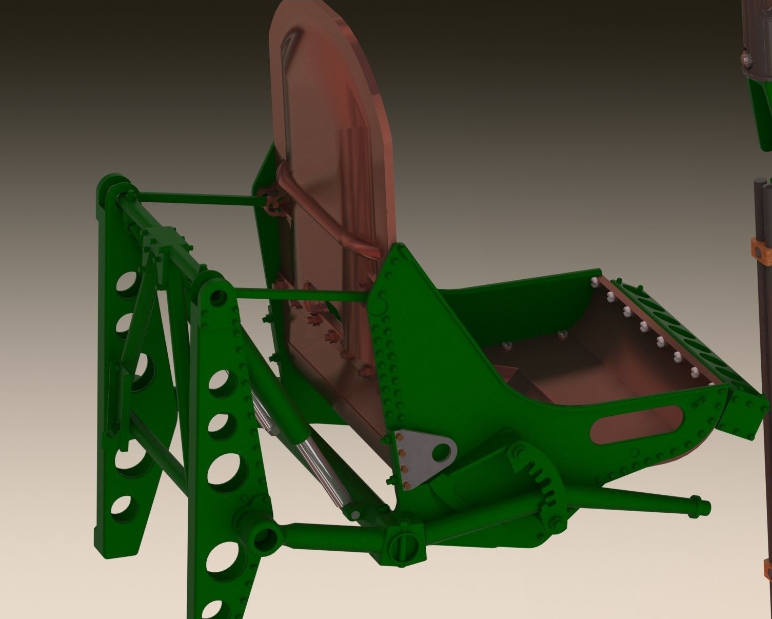 Spitfire Hight definition work Cockpit STL FILES 3D print model 3D print model_34
