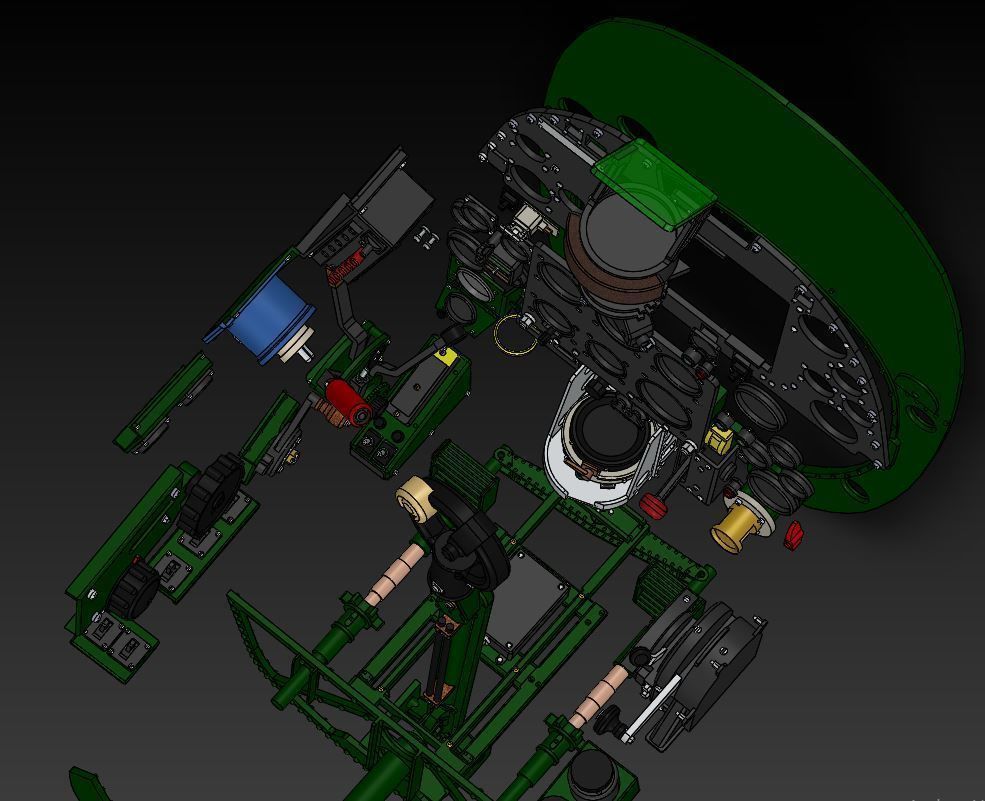 Spitfire Hight definition work Cockpit STL FILES 3D print model 3D print model_7