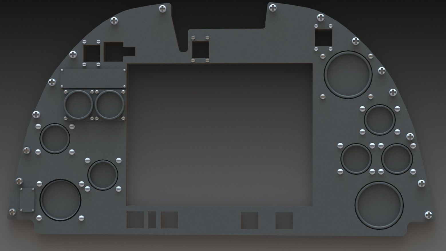 Spitfire Hight definition work Cockpit STL FILES 3D print model 3D print model_19