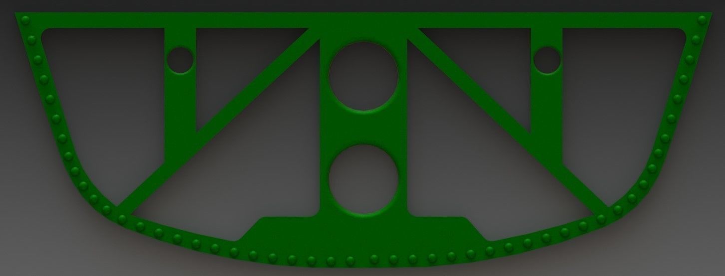 Spitfire Hight definition work Cockpit STL FILES 3D print model 3D print model_44