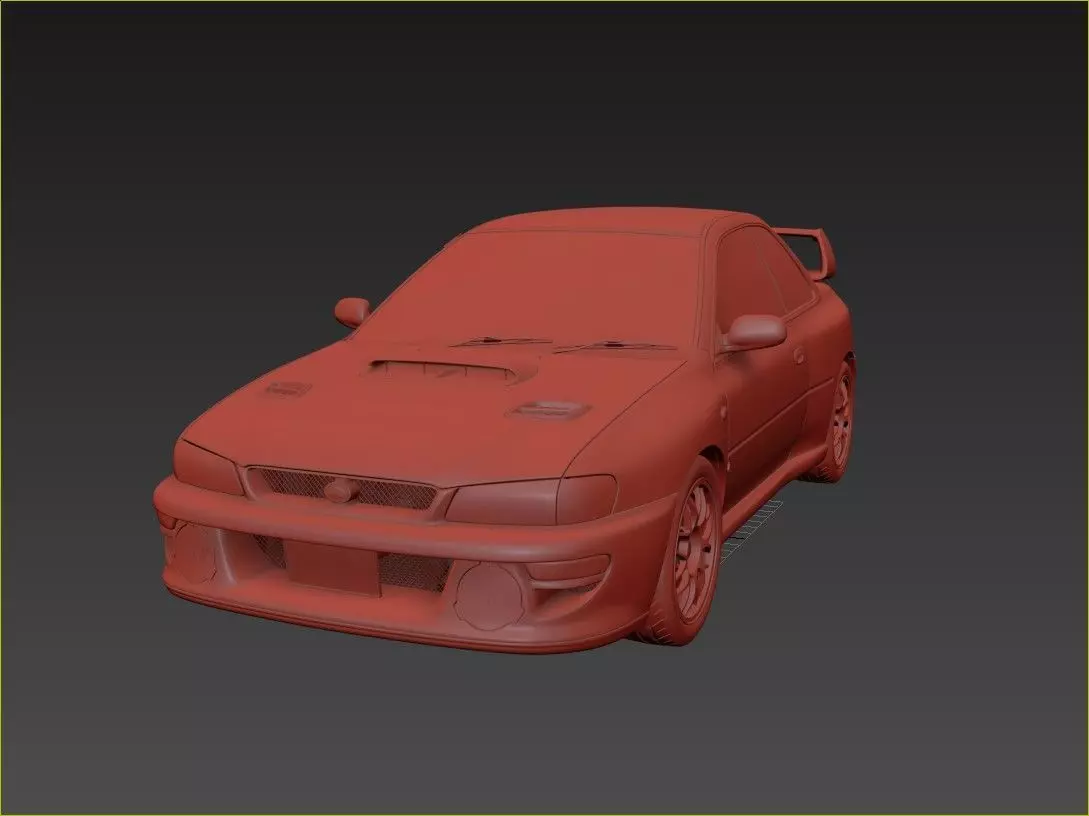 Subaru Impreza 22b STI 3D model_10