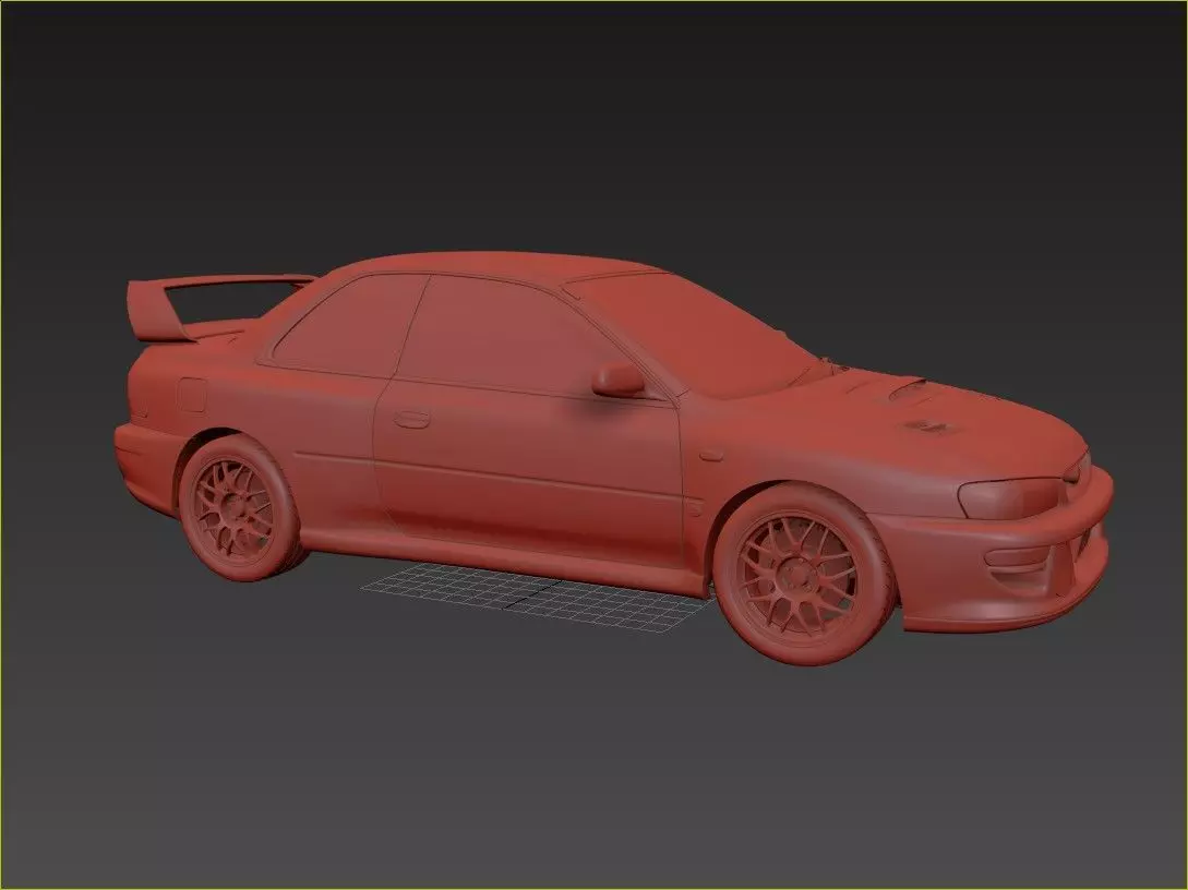 Subaru Impreza 22b STI 3D model_13